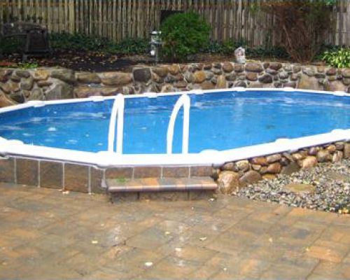 Semi-Inground Pool in Nutley