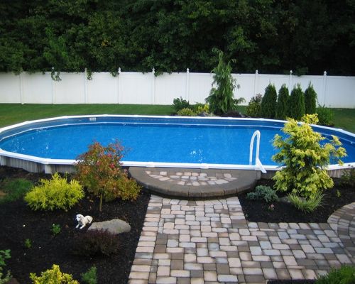 Semi Inground Pool in Nutley