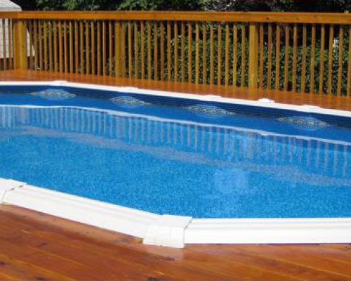 Semi-Inground Pool in Nutley