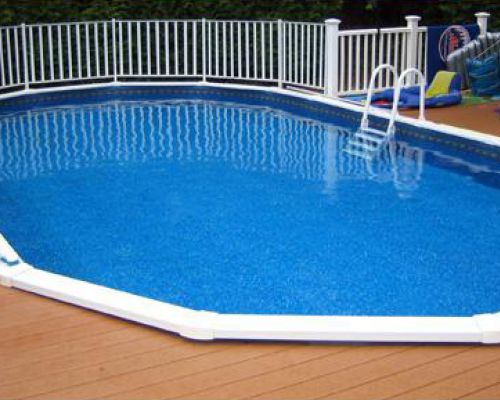 Semi Inground Pool in Nutley