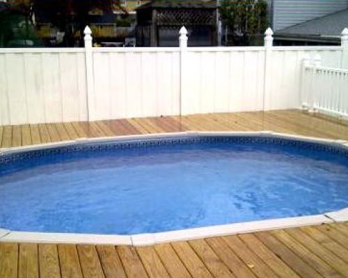 Semi Inground Pool in Nutley