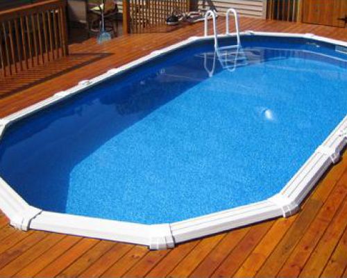 Semi-Inground Pool in New Jersey