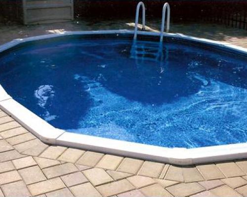 Semi Inground Pool in Nutley